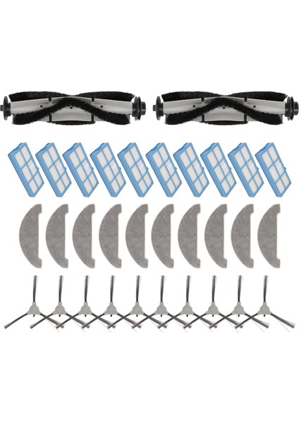 Proscenic 850T / Pioneer VC704R / Ultenic D5, D5S, D5S Pro Yedek Parça Aksesuar Ana Yan Fırça Filtre Paspas (Yurt Dışından) fırsatları