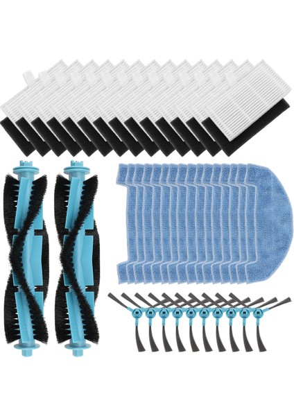 Ultenic D10 Robot Vakum Yedek Parçaları Ana Silindir Yan Fırça Hepa Filtre Paspas Pedi Bez Aksesuarları (Yurt Dışından) fiyatları