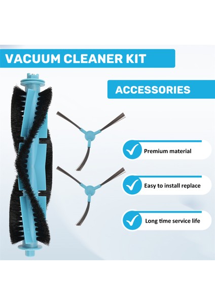 Ultenic D10 Robot Vakum Yedek Parçaları Ana Silindir Yan Fırça Hepa Filtre Paspas Pedi Bez Aksesuarları (Yurt Dışından) indirimleri