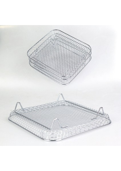 Üç Katlı Hava Fritözü Izgara Rafı Paslanmaz Çelik Hava Fritözü Aleti Pişirme Tepsisi Kızartma Pişirme Rafı Hava Fritözleri (Yurt Dışından) indirimleri