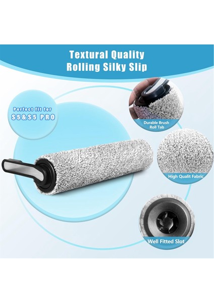 Floor One S5 / S5 Pro / S5 Pro 2 / S5 Mavi Kablosuz Islak Kuru Elektrikli Süpürge Parçaları Için Fırça ve Hepa Filtre Değişimi (Yurt Dışından) fiyatları