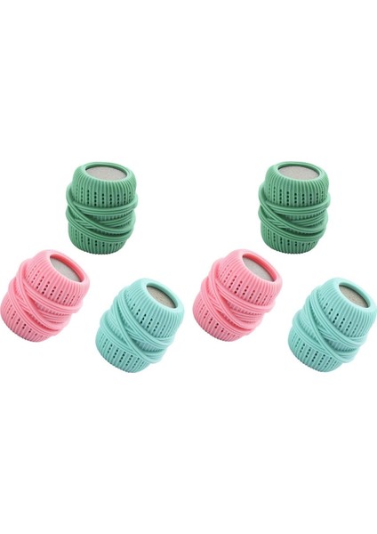 6 Adet Çamaşır Makinesi Çamaşır Topu Kumaş Dağıtıcı Çamaşır Topu Tambur Çamaşır Makinesi Tüy Temizleyici (Yurt Dışından)