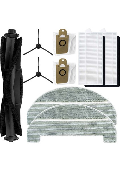 Ihome Autovac Nova Self Empty Silindir Yığın Filtre Paspas Bezleri Toz Torbası Robot Süpürgeler Yedek Parça Aksesuar Seti (Yurt Dışından) fırsatları