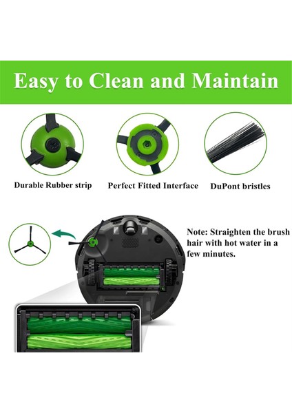 Irobot Roomba I3 I3+ I4 I6 I6+ I7 I7+ I8 I8+/plus E5 E6 E7 J7 Ie &j Serisi Elektrikli Süpürge Için Yedek Parçalar (Yurt Dışından) indirimleri
