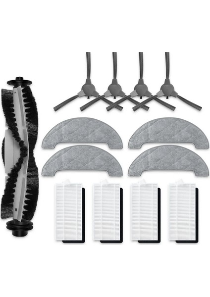 Lydsto G1 / Polaris Pvcr 1226 / Coredy R750 Robot Süpürge Ana Yan Fırça Hepa Filtre Paspas Yedek Parça Aksesuarları (Yurt Dışından)
