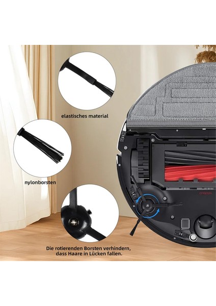 Roborock S8 Pro Ultra Robot Vakum Çift Ana Fırça Yan Fırça Hepa Filtre Paspas Bezleri Toz Torbası Yedek Parçaları (Yurt Dışından) indirimleri
