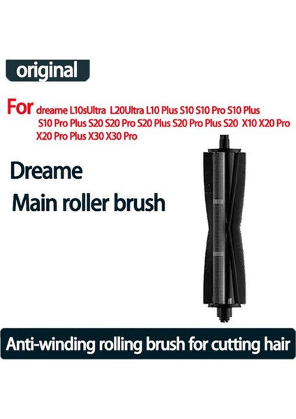 Dreame L10S Ultra L20 Ultra LX10 X20 Pro X30 X30 Pro L30 Ultra Parçaları Için Saç Kesme Anti-Tangle Rulo Fırçası (Yurt Dışından) modelleri