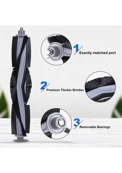 Ecovacs Deebot X2 / X2 Omni / X2 Pro / DEX86 Robot Süpürge Yedek Parçaları Için Yedek Aksesuar Seti (Yurt Dışından)