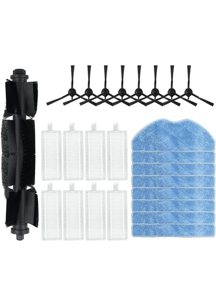 Honor Choice R2 / R2 Plus / 360 S8 Robot Süpürge Silindiri Yan Fırça Filtre Paspas Bezleri Bez Aksesuarları (Yurt Dışından)