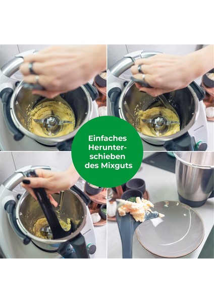 Thermomix Tm5, Tm6 Ev Mutfak Tencere Yüzey Temizleme Kazıyıcı Aleti Için Iç Duvar Spatulası Pratik Çentikli Spatula (Yurt Dışından) indirimleri