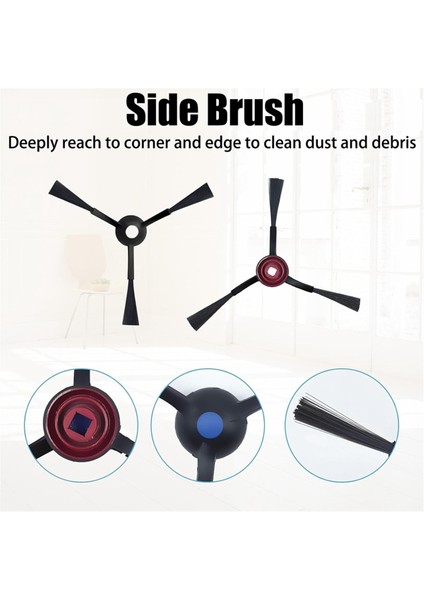 Ecovacs Deebot T30 Pro Omni Ana Yan Fırça Aksesuarları Hepa Filtre Toz Torbaları Paspas Bezi (Yurt Dışından) fiyatları