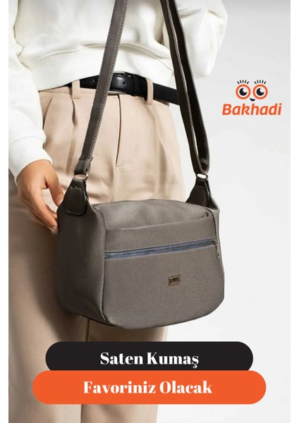 Bakhadi Saten Kumaş Omuz Çantası
