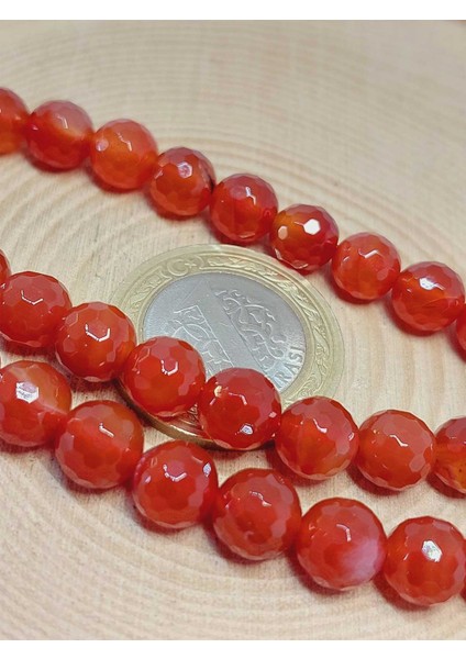 Akik Taşı Faset Kesim Dizi 8mm (54682) fiyatları