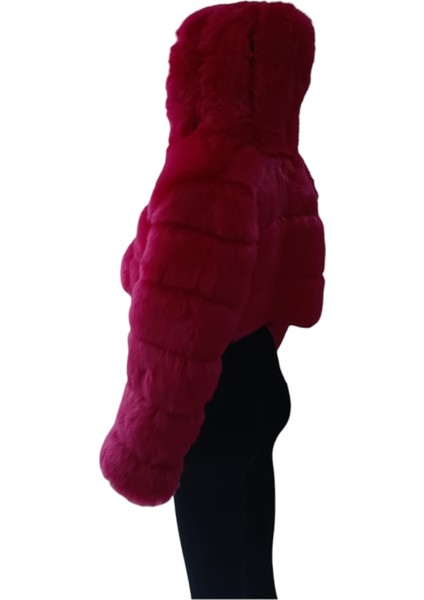 Peluş Kürk, Kürk, Crop Mont, Fuşya Kürk fırsatları
