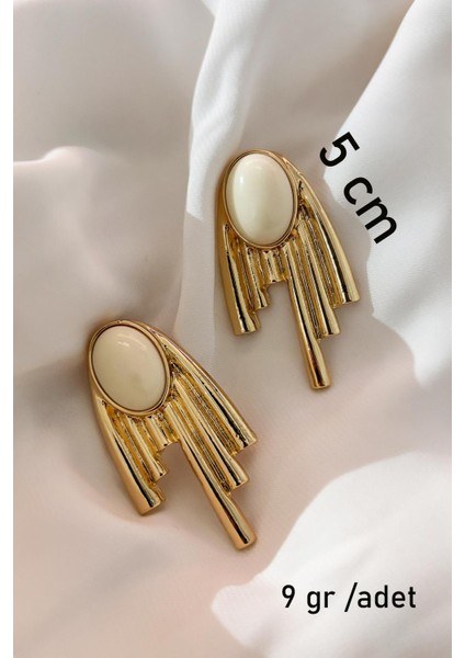 Beyaz Mineli Sarkıt Küpe indirimleri