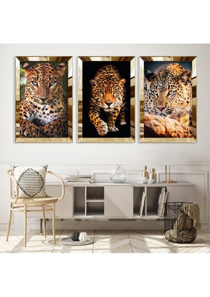 Çita Gold Pleksi Kenar Mdf Tablo