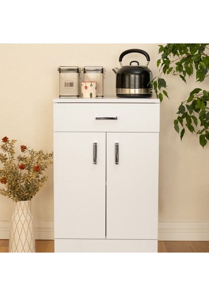 Fonksiyonel İki Kapaklı Çekmeceli Çok Amaçlı Dolap - Bristol