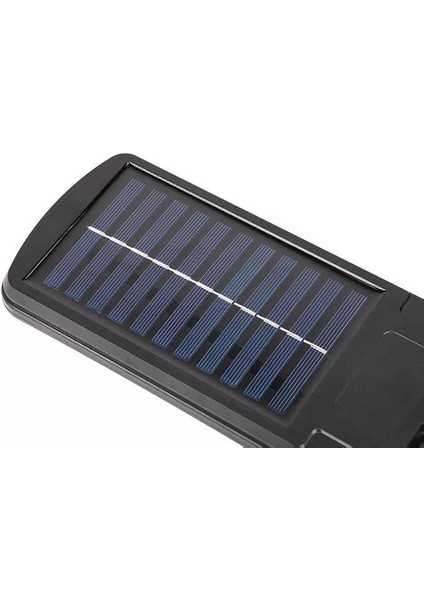 1200-2 Solar Uzaktan Kumandalı Şarjlı Ledli Bahçe Lambası Çift Pilli Duvar Aplik