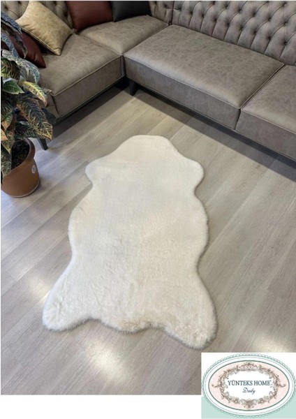 Rabbit Tavşan Tüyü, Peluş Halı, Yumuşak Dokulu Halı, Kaydırmaz Taban Halı