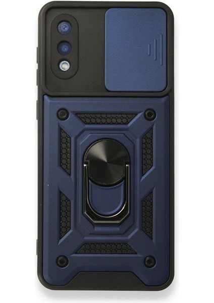 Samsung Galaxy A02 Ile Uyumlu Kılıf Kamera Korumalı Sürgülü Yüzüklü Standlı Tank fiyatları