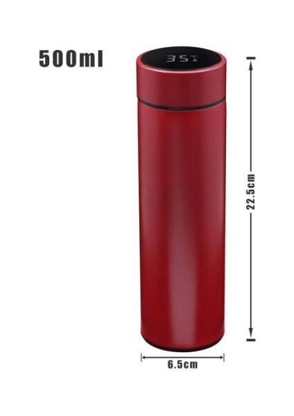 Sıcaklık Göstergeli Dijital Termos 500 ml