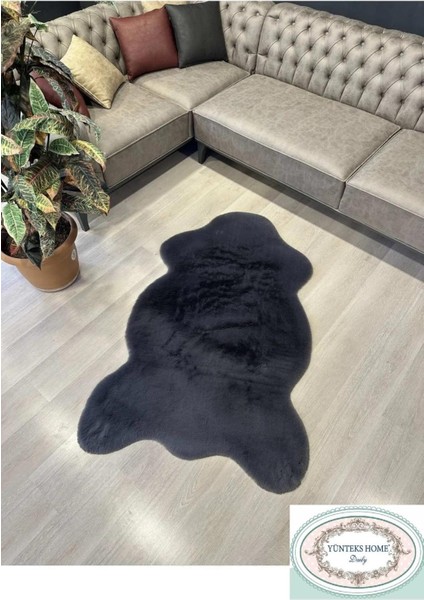 Rabbit Tavşan Tüyü, Peluş Halı, Yumuşak Dokulu Halı, Kaydırmaz Taban Halı