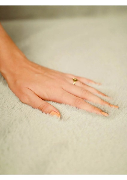 Rabbit Tavşan Tüyü, Peluş Halı, Yumuşak Dokulu Halı, Kaydırmaz Taban Halı