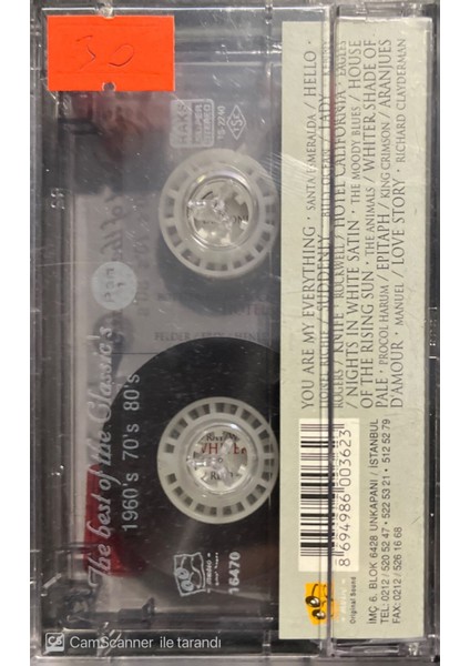 The Best Of The 1960'S 70's 80's 90's Part 2 Kaset fiyatları