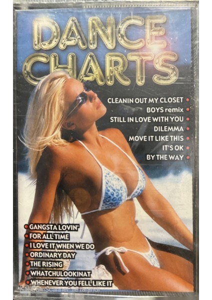 Dance Charts Açılmamış Jelatininde Kaset