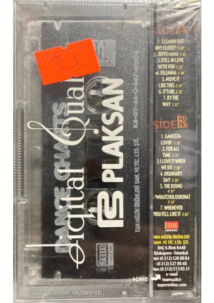 Dance Charts Açılmamış Jelatininde Kaset fiyatları