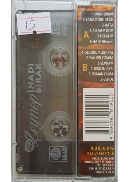 Zeynep Inadı Bırak Kaset