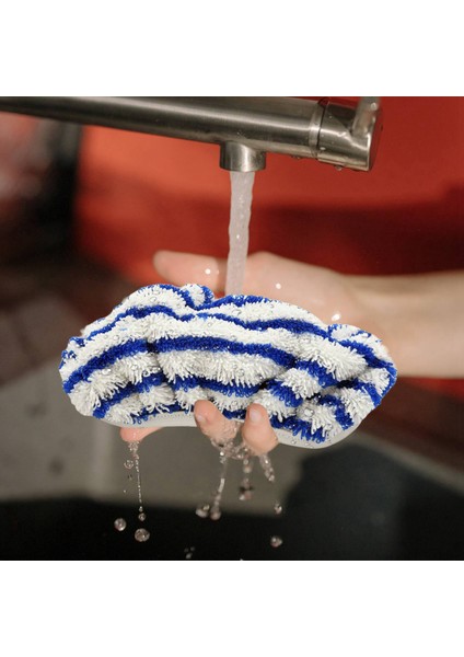 6 Adet Mikrofiber Bez Pedler Temiz ve Buhar Için Yedek ZR005801 Temizleyici Aksesuar, Yıkanabilir ve Yeniden Kullanılabilir (Yurt Dışından)