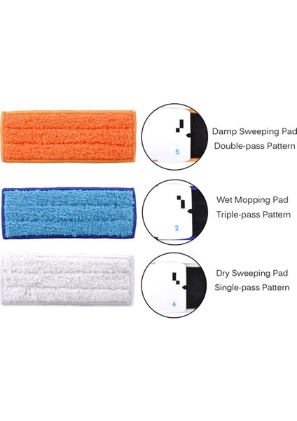Braava JET240/241 Süpürgesi Aksesuarları Silin Paspas Temizleme Pedi Yıkanabilir Mop Pedi Mop Bezi, Islak Mop (Yurt Dışından) modelleri