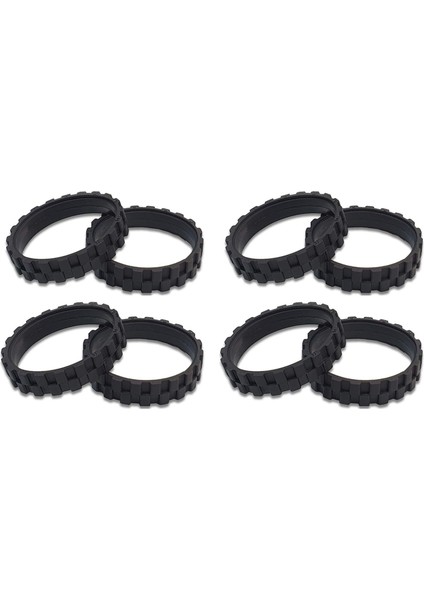 Irobot Roomba Tekerlek Serisi 500, 600, 700, 800 ve 900 Için Lastikler, Kaymaz, Mükemmel Yapışma ve Kolay Montaj 8 Paket (Yurt Dışından)