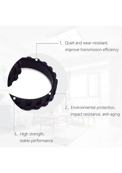 Irobot Roomba Tekerlek Serisi 500, 600, 700, 800 ve 900 Için Lastikler, Kaymaz, Mükemmel Yapışma ve Kolay Montaj 8 Paket (Yurt Dışından)
