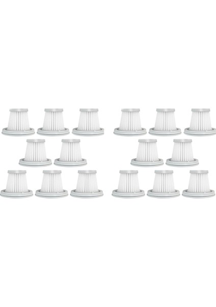 16 Paket Hepa Filtre Xıaomı Mıjıa Kullanışlı Elektrikli Süpürge Ev Araba Mini Kablosuz Yıkanabilir Filtre Yedek Parça (Yurt Dışından)