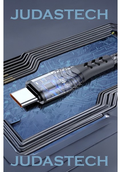 J16 Type-C 6A/66W Hızlı Şarj Kablosu -3mt