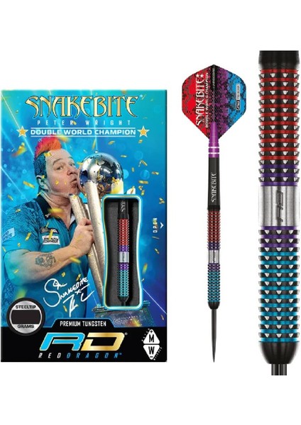 Peter Wright Snakebite Spirit % 90 Tungsten Çelik Uçlu Dart Oku