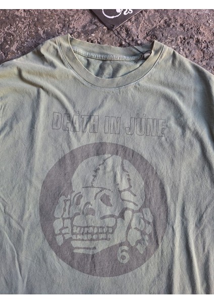 \"death In June\" Oversize Gothic Rock T-Shirt