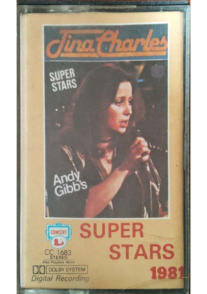 Super Stars 1981TINA Eharles Kaset