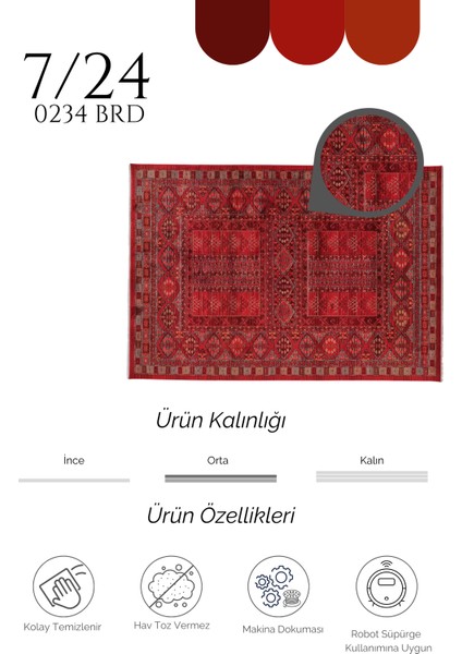 Makina Halısı Agnello Halı 7/24 0234 Brd modelleri