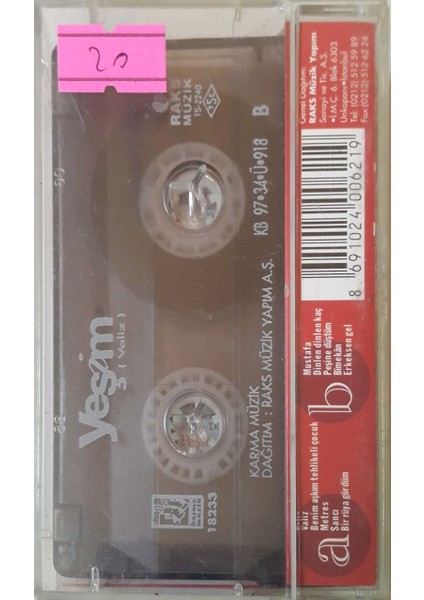 Yeşim Valiz Kaset