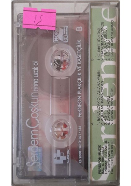 Serdem Coşkun Bana Uzak Ol Kaset fiyatları