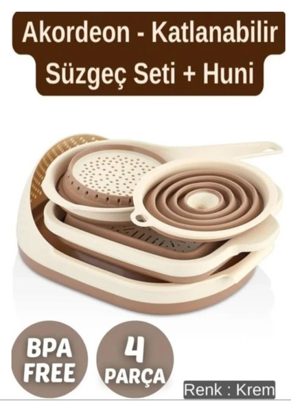 Kumsal Katlanır Mutfak Seti 4 Lü