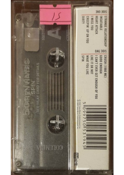 Darren Hayes Spin Kaset fiyatları