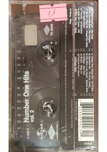 Number One Hits Vol.2 Kaset