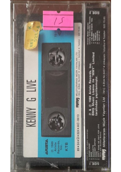 Kenny G Live Kaset