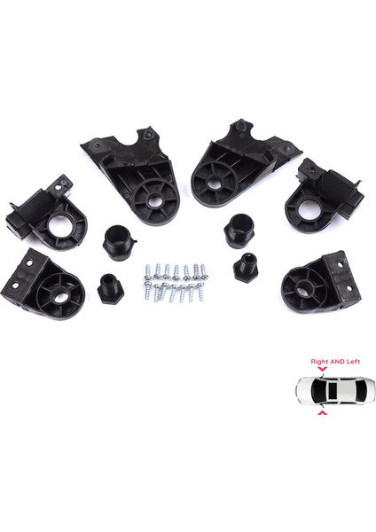 BHL580 Mercedes C Class W205 C205 S205 A205 2013-2023 A2058200514 Için Sağ Sol Ön Far Ayak Tamir Seti