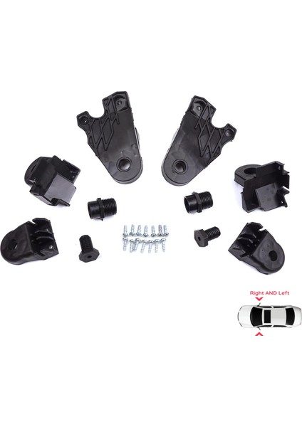 BHL580 Mercedes C Class W205 C205 S205 A205 2013-2023 A2058200514 Için Sağ Sol Ön Far Ayak Tamir Seti fiyatları