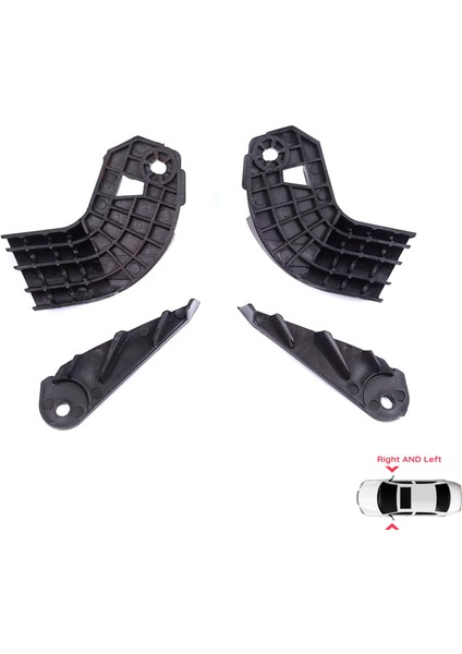 BHL579 Ford Transit Custom Mk1 V362 F3 Fy Fz 2018-2024 Makyajlı Kasa Için Sağ Sol Ön Far Ayak Tamir Seti